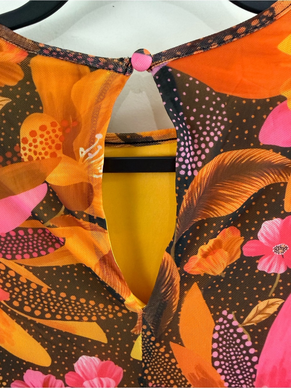 Farm Rio x Anthropologie Long Sleeve Ruched Midi Dress Size S Floral Print NWT - Picture 9 of 15